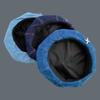 Washed denim hat women's autumn versatile beret retro octagonal hat big head circumference showing face small painter hat