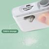 2-in-1 Electric Nail Clipper & File for Adults & Kids, 500mAh Li Battery