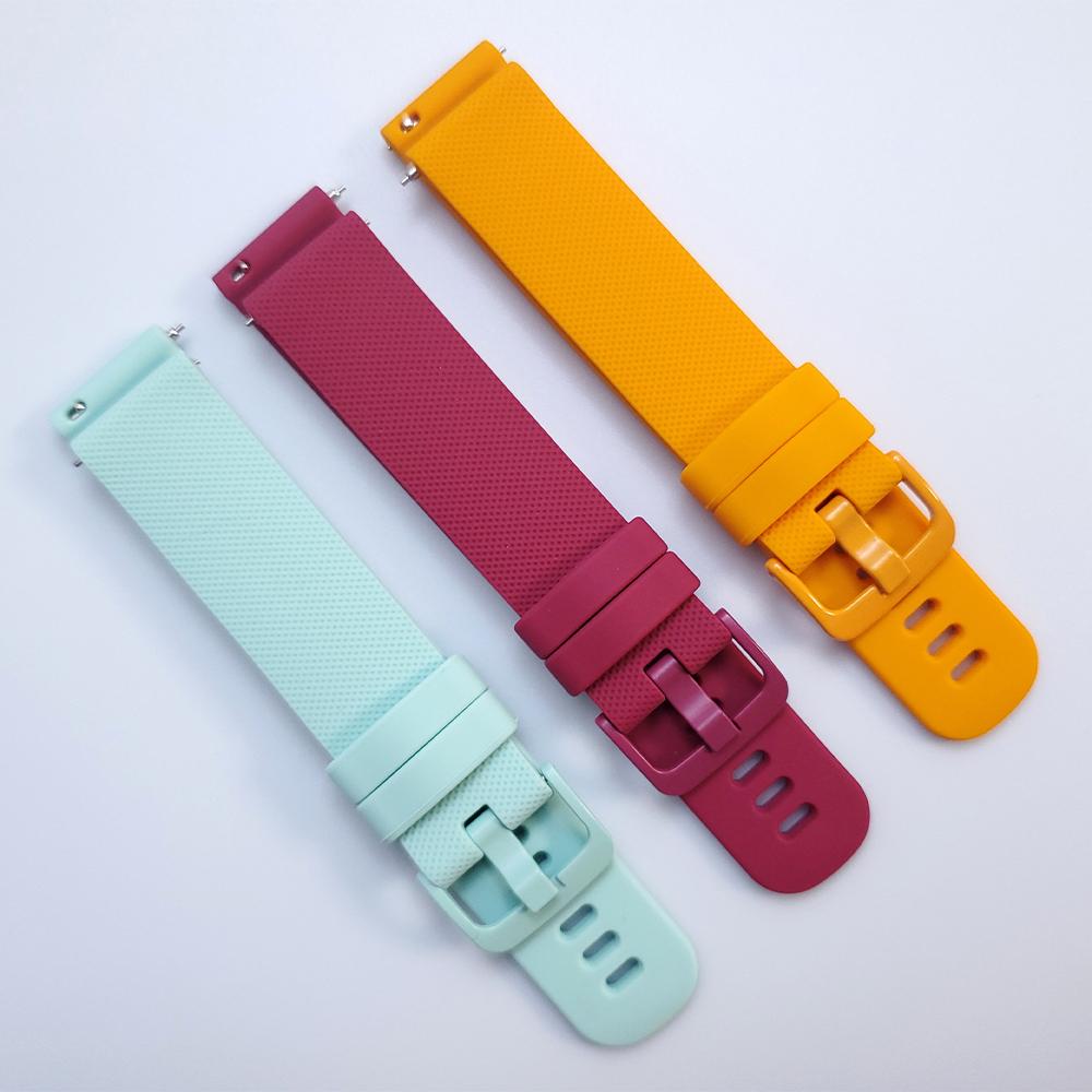 Silicone Wristband Strap For Xiaomi Amazfit GTS 2 / GTR 2 Band Watchband for Amazfit Stratos 3 / GTR 47MM 42MM / Bip S Bracelet