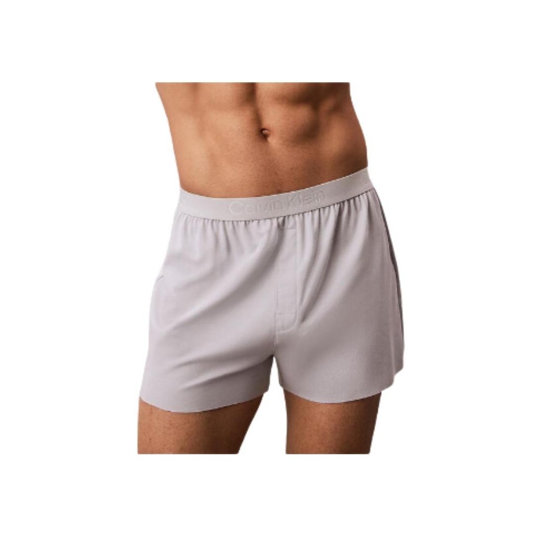 

Calvin Klein Solid Slim Fit Boxer Briefs Men underwear Gray White NM2443-PCU XL