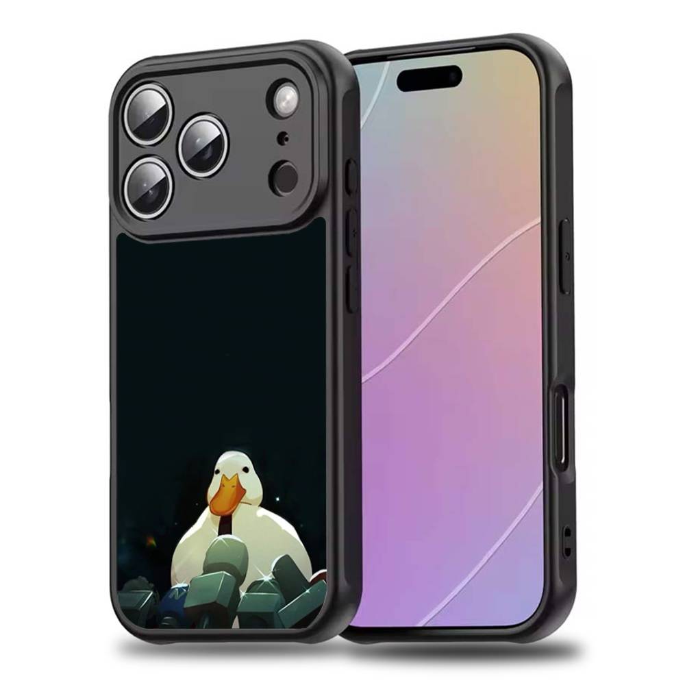 Funny D-Duck Cartoon Phone Case For iPhone 17,16,15,14,13,12,11,Pro,Max,Plus,Mini,SE4,E For Magsafe Wireless