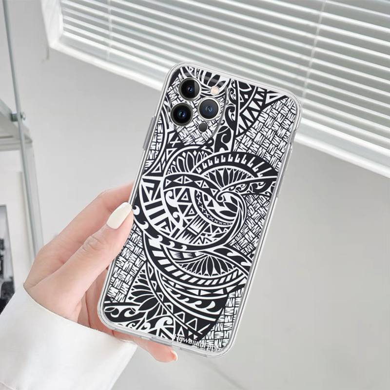 Yinuoda Maori Tribal Samoan Polynéské pouzdro na telefon Silikonové měkké pro iphone 14 13 12 11 Pro Mini XS MAX 8 7 6 Plus X XS XR kryt