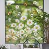 Frühling Sommer Blumen Fensteraufkleber Schmetterling Wildblumen Fensterdekor Doppelseitig Floral Statische Glasaufkleber für Zuhause Büro Schule Klassenzimmer
