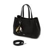 Daks Black Cowhide Flower CharM Tote Bag M Dcba6e553bk