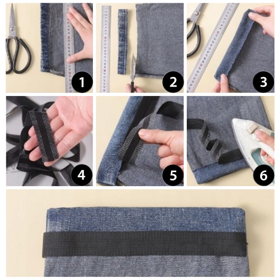 Black Thermo Tape for Shortening Trouser Hems and Ironing Clothes