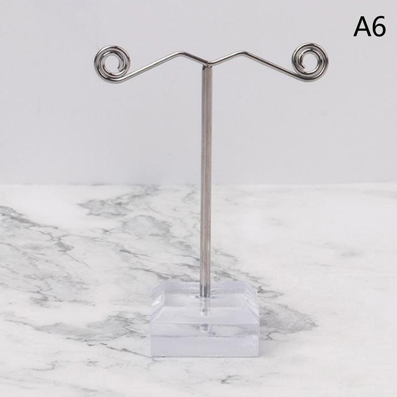 1Pc Metal Jewelry Display Stand Earrings Holder T Stand Earrings Organizer Jewelry Display Stand For Stud Dangle Hoop Earrings