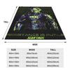 Stars Treks The Next Generation Resistance Is Futile Borg Flannel Throw Blankets Blankets for Bed Office Warm Bedding Throws