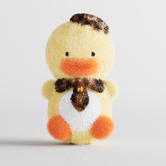 Squeaky Plush Dog Toy Bite-Resistant Chew Toys for Duck Shape Puppies Medium Dogs Interactive Play Toys