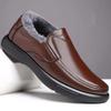 Autumn  Men Loafers Winter Warm Breathable Business Casual Sneaker Plus Velvet Soft Sole Flat Shoes