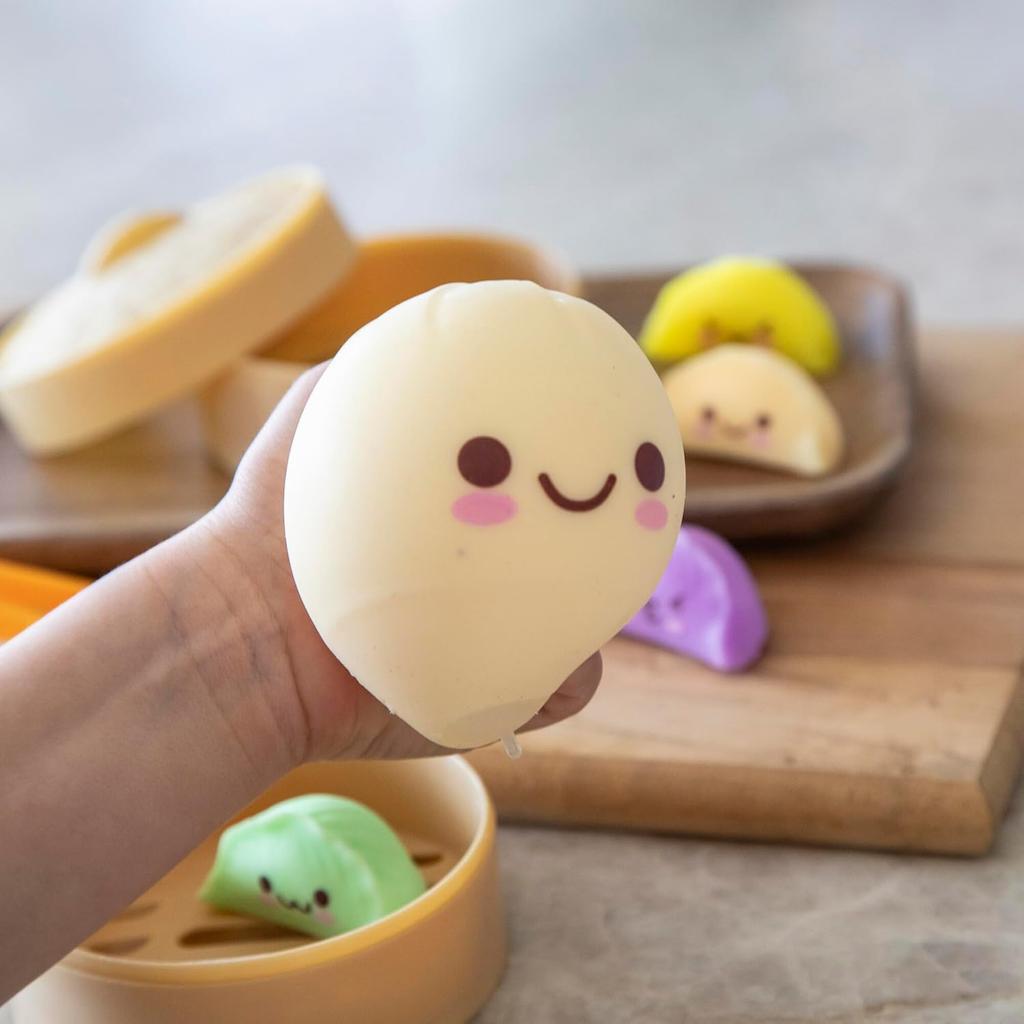 1 Peça Brinquedo Squishy em Forma de Pão, Brinquedo Macio Moldável para Apertar, Boneca Fofa para Alívio do Estresse para Crianças, Acessório de Lazer para Descompressão no Escritório