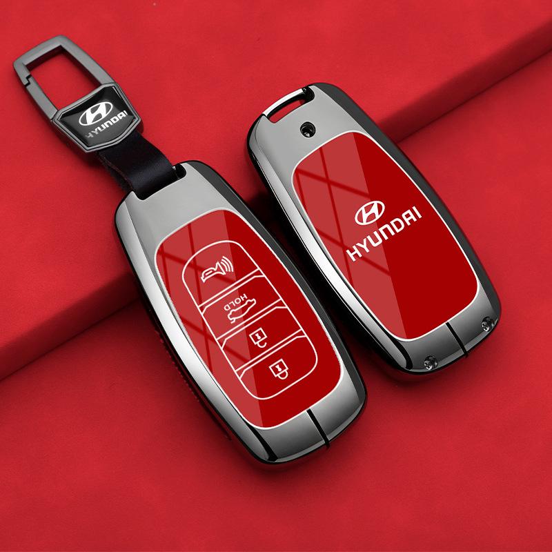 Hyundai 2021 Key Case: Compatible with Festa, ix35, ix25, Elantra, Sonata, Accent, Koup, Azera - Protective Bag and Buckle Included.