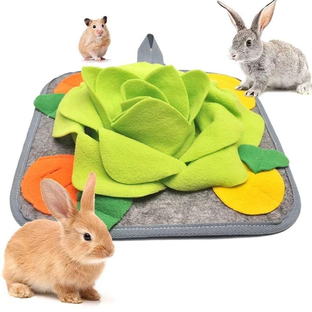 Slow Feeding Pet Sniffing Mat Hanging Straps Foraging Training Pad Pet Snuffle Mat  Rabbit Feeding