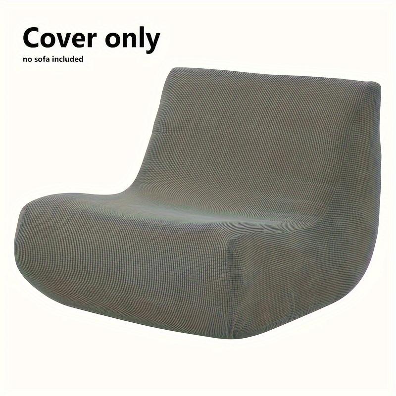 1Pc Stretch Sofa Slipcover Armchair Cover Jacquard Lazy Armless Chair Protector Cover For Bedroom Office Living Room Home Decor