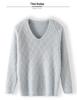 2025 A/W Women's V-Neck Mink Cashmere Loose Knit Pullover Sweater