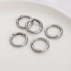 Free Spring Clasps for Jewelry Making and Bead, Round Keychain Rings, 3.5 Mm 30 Mm