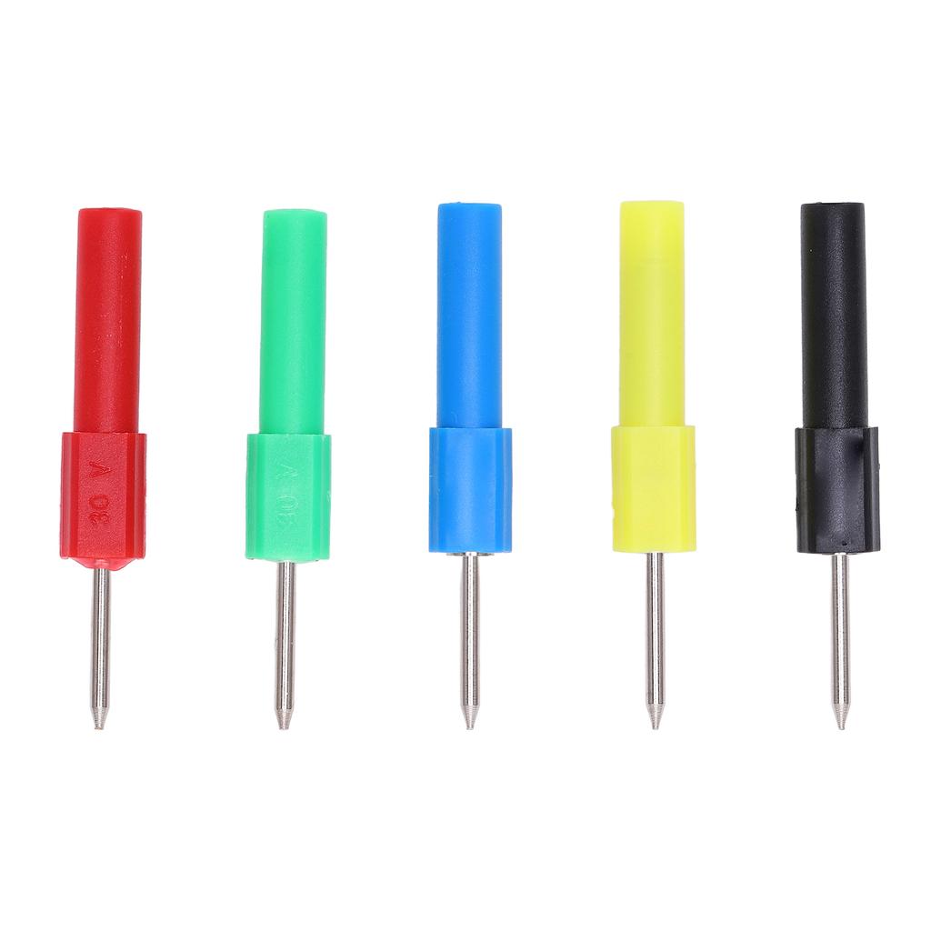 2 Sets J.20013 Multimeter Testing Probes 4mm Safety Socket 5 Colors Maintenance Tools