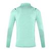 Men's Quick-Dry Long-Sleeve Half-Zip Sports T-Shirt for Running and Fitness