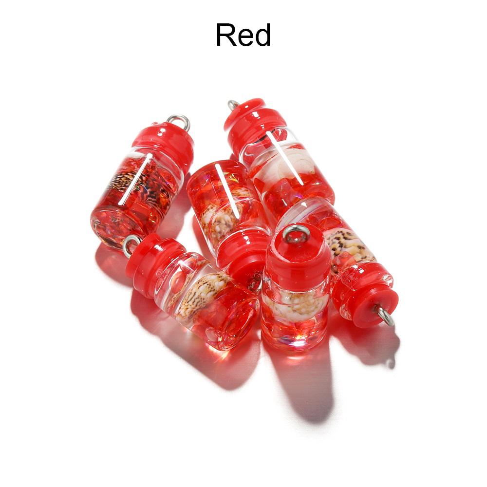 10pcs/lot Conch Shell Ocean Drift Bottle Pendants Handmade Crafts Charms For Earrings Necklace DIY Jewelry Making Supplies