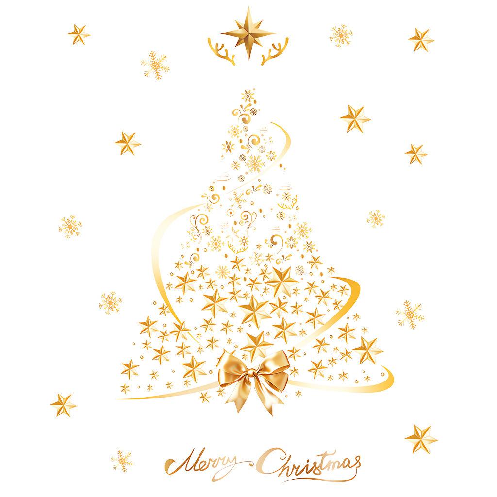Creative Xmas Decals Large Decor Nástěnná malba Atmosféra Dekor tapety dárek