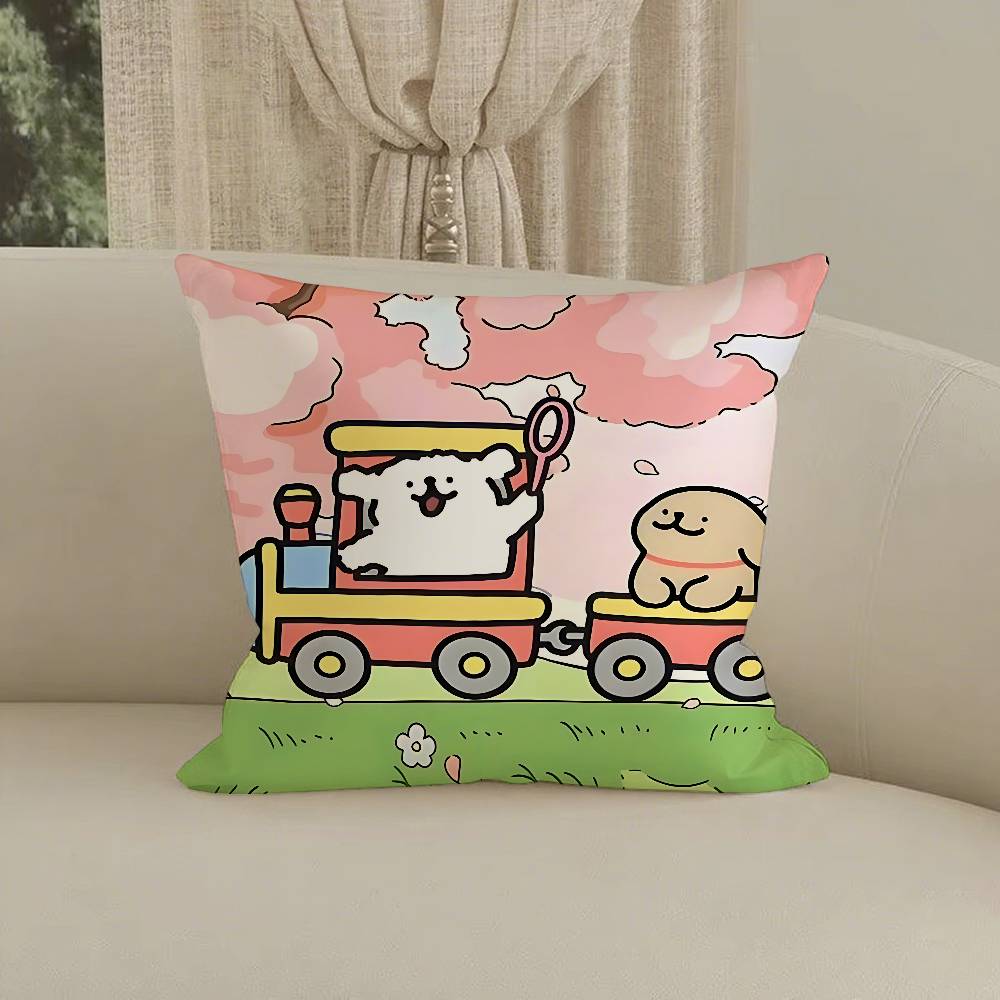 M-MalteseS Cute Pillow Case Pillowcases Home Decor Living Room Decor Cushion Covers