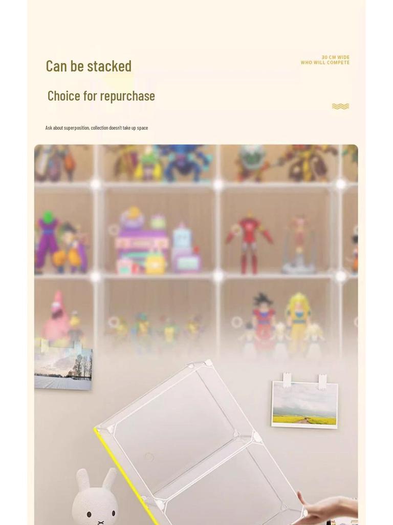 Acrylic Dustproof Display Box for Toy Models & Building Blocks