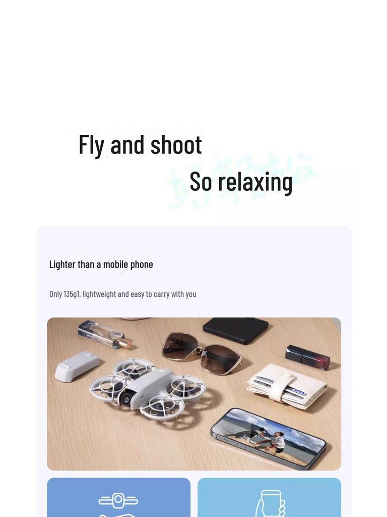 DJI Neo 4K Handheld Drone for Daily Vlogs, HD Aerial Photography, Camping, Travel & AI Intelligence