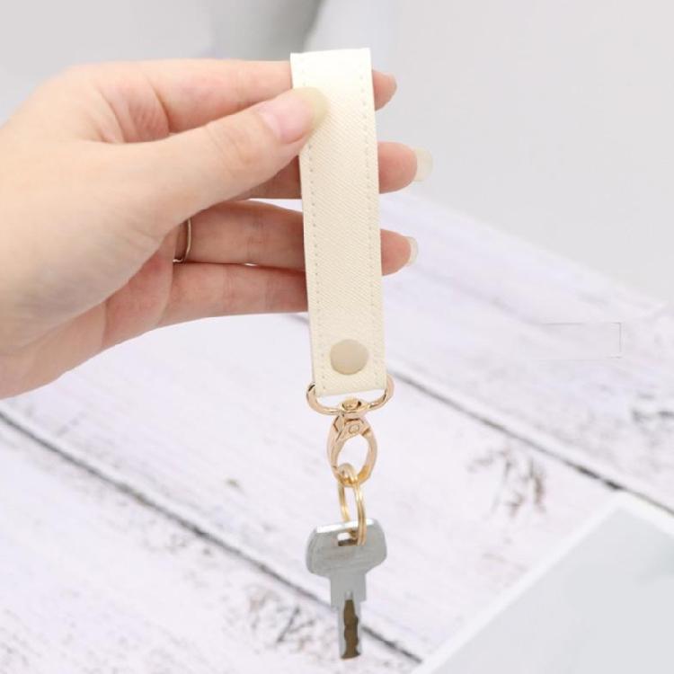 Hållbar Läder Nyckelring Bucolisk Design Kompakt Storlek Perfekt för Minimalistiska Entusiaster och Pendelresenärer