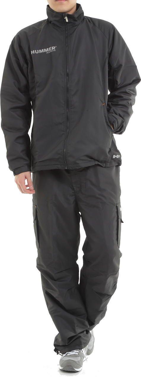

Hummer Reflective and Windbreaker Size Black Men s Water-Repellent Fleece-Lined Set, M, 11.