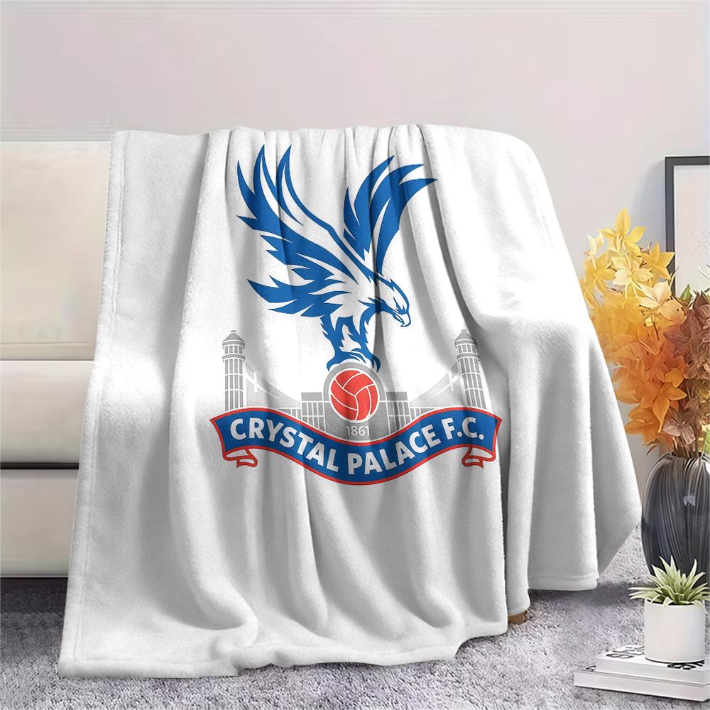 Couverture Flannelle Crystal Palace F.C, Haute qualité Confortable pour Toutes les Saisons, Décoration d'Intérieur, Chaleur et Confort