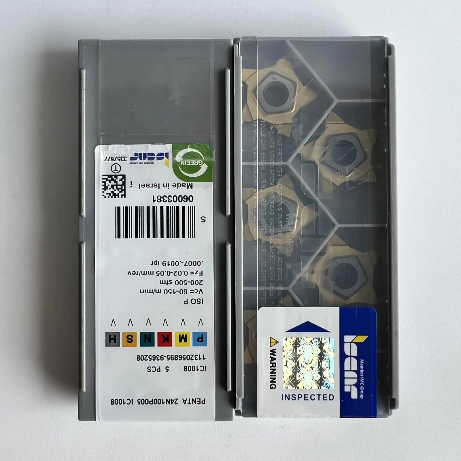 

ISCAR / PENTA24N100P005 IC1008 /Industrial indexable Carbide Inserts 5 PCS