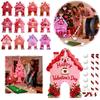 Candy Cane Sticks Gingerbread Golf Set Equipped With Club Portable Design Golf Game Set Festive Atmosphere Decor