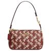 Nolita 19 New Year Series Year of the Horse Limited Carriage Print Metal Accessories Artificial Leather Shoulder Bag Small Women’s Red