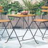 VidaXL Bistro Table 55x54x71 Cm Solid Acacia Wood