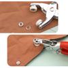 50/150Sets 9.5mm Poppers Fastener Metal Press Button Fasteners No Sewing Five Claws Button Buckles for Clothing Repair