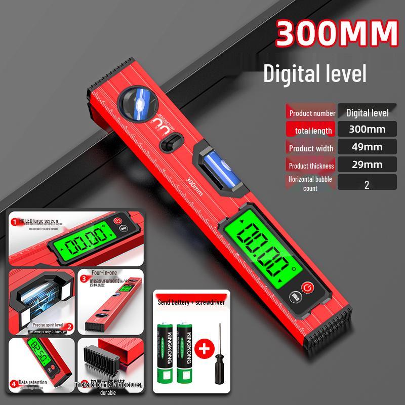 2026 High-Precision Magnetic Digital Electronic Spirit Level Ruler