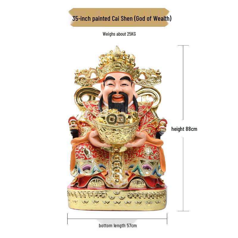 Fan Li God of Wealth Figurine – New Year Office & Home Decor