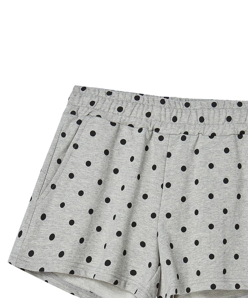 AWESOME STUDIO Dot Pattern Star Pants Melange Gray