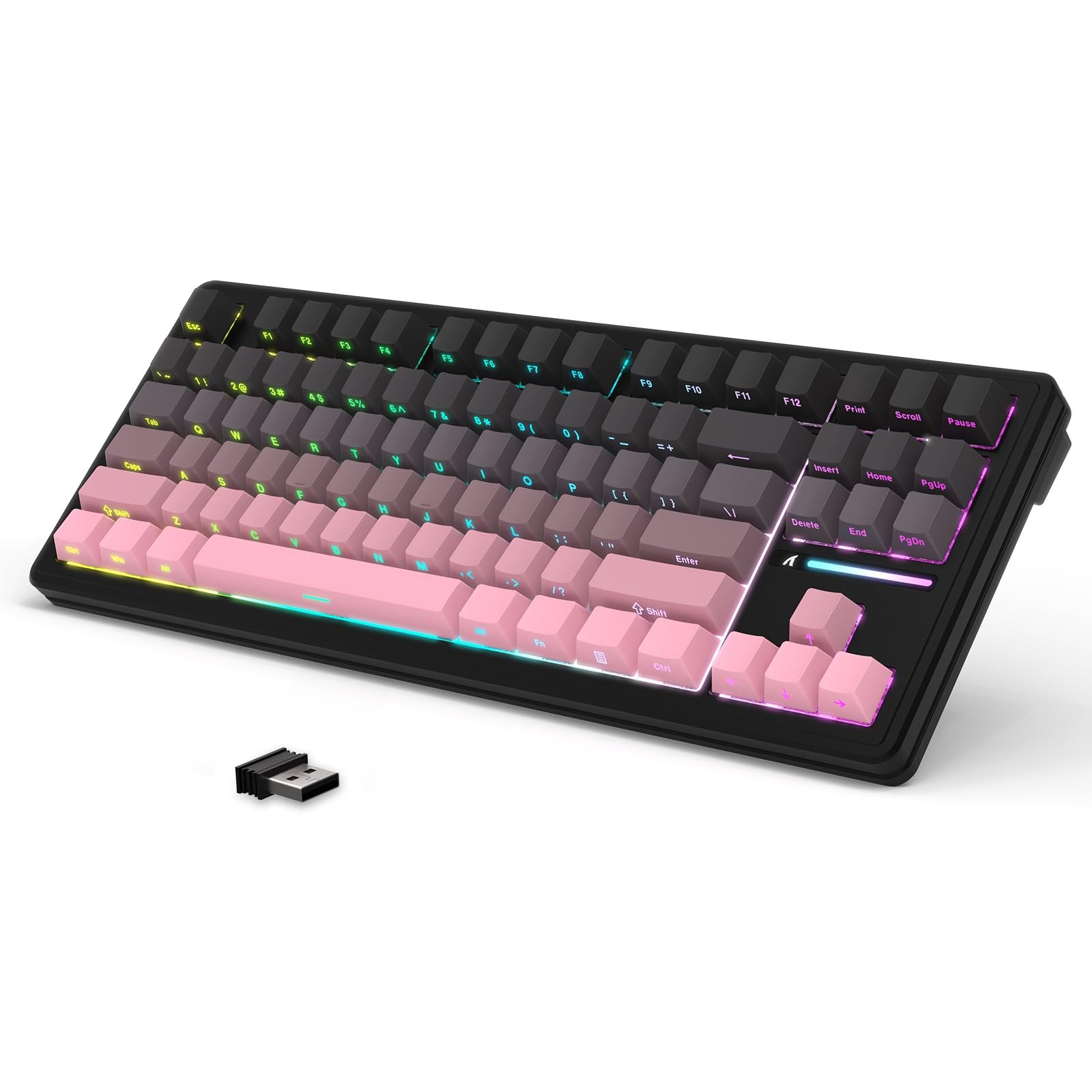 

MAMBASNAKE x ATTACK SHARK M87PROV2 Gaming Key 87 3 Connection Bluetooth PBT Custom White Ball Linear Silencer 5000mAh Rechargeable Technical Standards