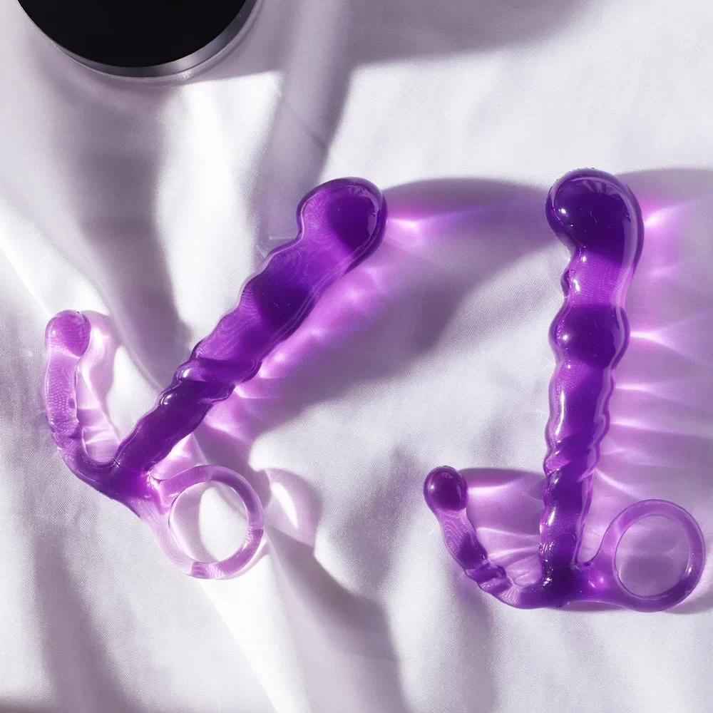 Soft Anal Butt Plug Prostate Massager Adult Gay Penis Anal Plug G-spot Sex Toys for Men and Women
