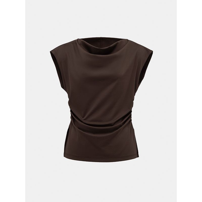 Yaling [Series] Qingwei/High-Density Long-staple Cotton Pocket Collar Sleeveless Vest Women Summer Small Flying Sleeve All-Matching Top