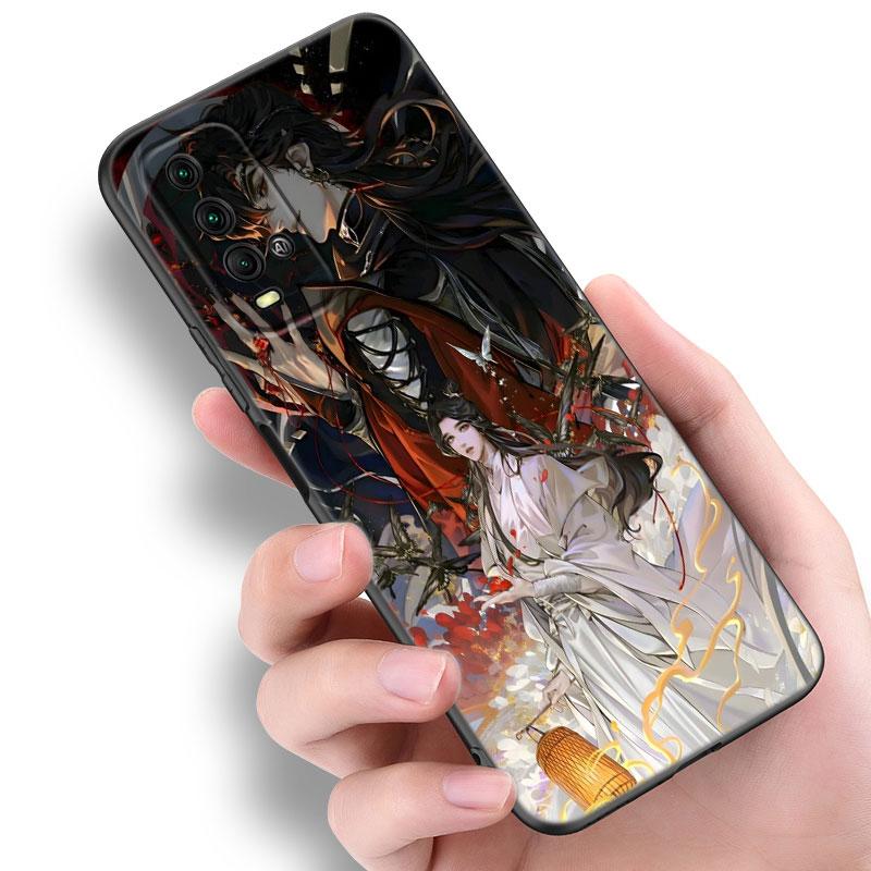 Heaven Official’s Blessing Black Phone Case For Xiaomi Redmi 7A 8A 9A 10A 11A 9C 10C 12C 13C 11 Prime A1 A2 + 12 4G Note 9T 12R