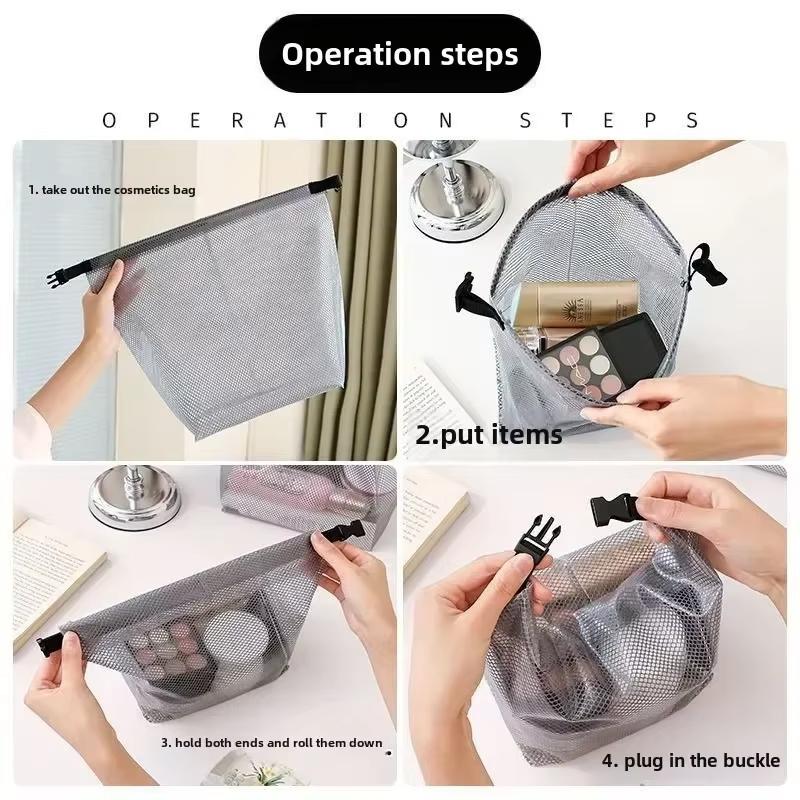 1/2pcs Large Capacity Waterproof Storage Bag Portable Travel Handbag Makeup Bags Organizer Capacity Toiletry Bag Outdoor Washbag