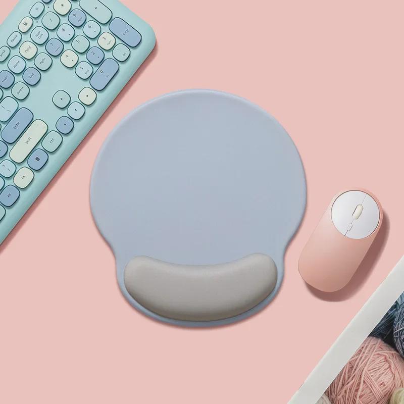 Tapis de Souris Repose-Poignet en Mousse à Mémoire de Silicone pour Filles - Épaissi pour le Bureau et le Gaming