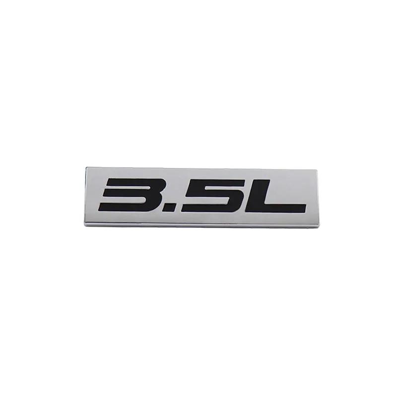 AAWG1 Premium compatible compatible for Universal 3.5L 3.5 L car Engine Hood Fender trunk Tail Rear Bonnet Nameplate Decal Emblem Badge Sticker
