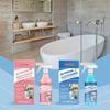 Descaling Spray for Bathroom 100ml Water Spot Remover for Shower Glass with Toilet Odor Eliminator and Bathtub Liquid Cleaner