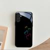 Stylish Versatile And Durable Black Glass Phone Case for Galaxy Ultra  S22 Ultra S20 Ultra 56 A72 A73 and Other Models