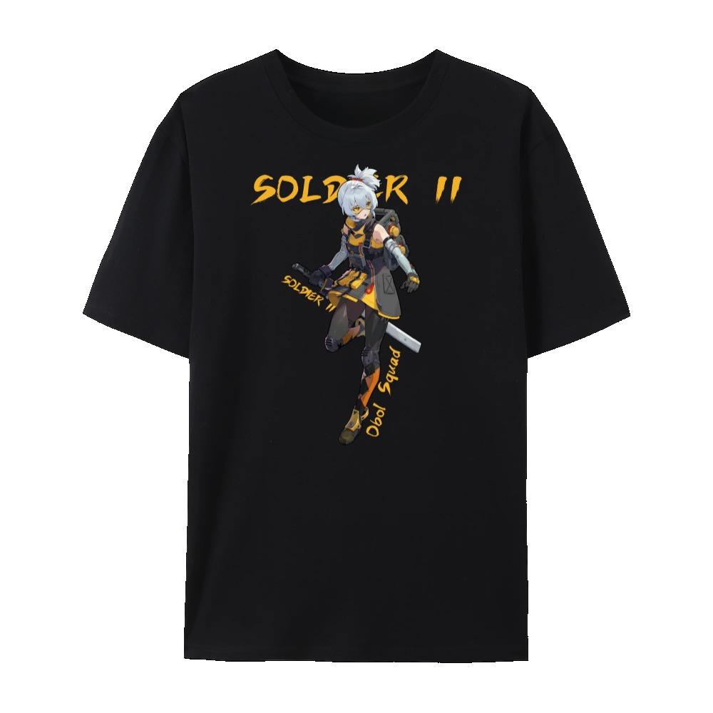 Zenless Zone Zero All Character's Impression Graphic Short Sleeve Cotton Crewneck T-Shirt