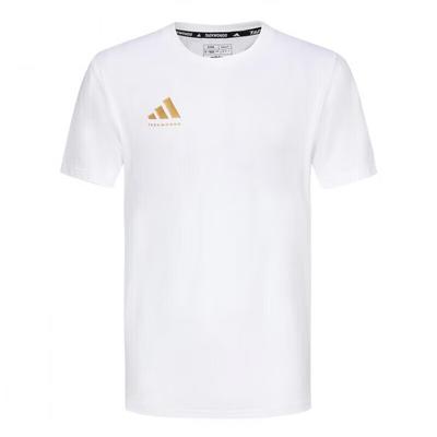 adidas SS24 Logo Stampato Confortevole Traspirante Leggero Sport Corsa Asciugatura Rapida Girocollo Manica Corta T-Shirt Top Unisex Bianco ADICLTS24CTK-WG