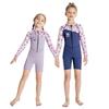 Children's 2.5mm Neoprene Long Sleeve Shorty Wetsuit