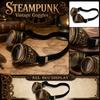 Steampunk Glasses Vintage Decorative Eyewear for Cosplay Accessories